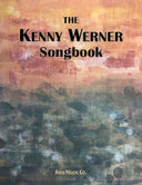Cover of 'The Kenny Werner Songbook' by Sher Music Co., featuring an abstract painting in shades of blue, green, red, and orange.