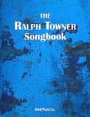 Cover of 'The Ralph Towner Songbook' by Sher Music Co., with a blue textured background and the title and composer's name in white text.
